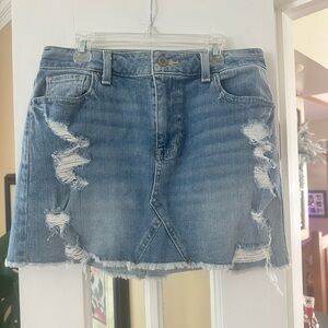 Hollister Denim Mini Skirt